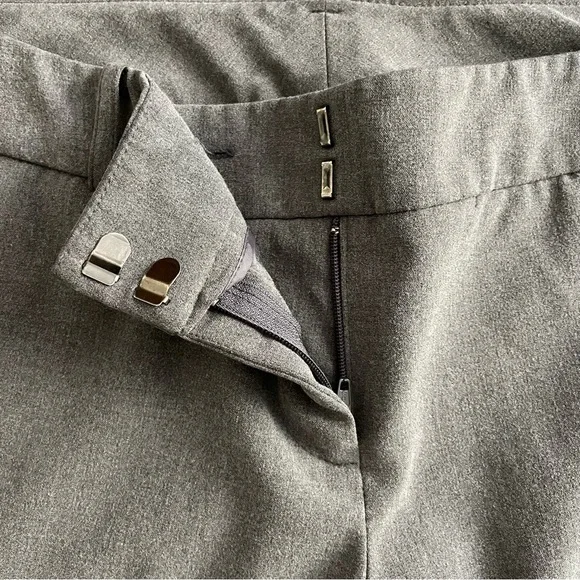 NEW YORK & COMPANY STRETCH PETITE MID-RISE CUFFED WIDE-LEG BOOTCUT DRESS PANTS!! - Picture 6 of 10